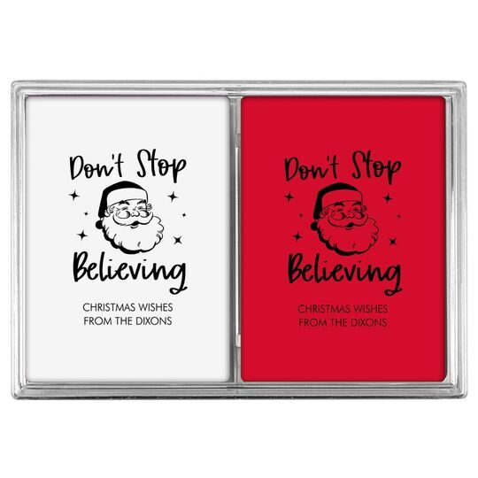 Don't Stop Believing Double Deck Playing Cards